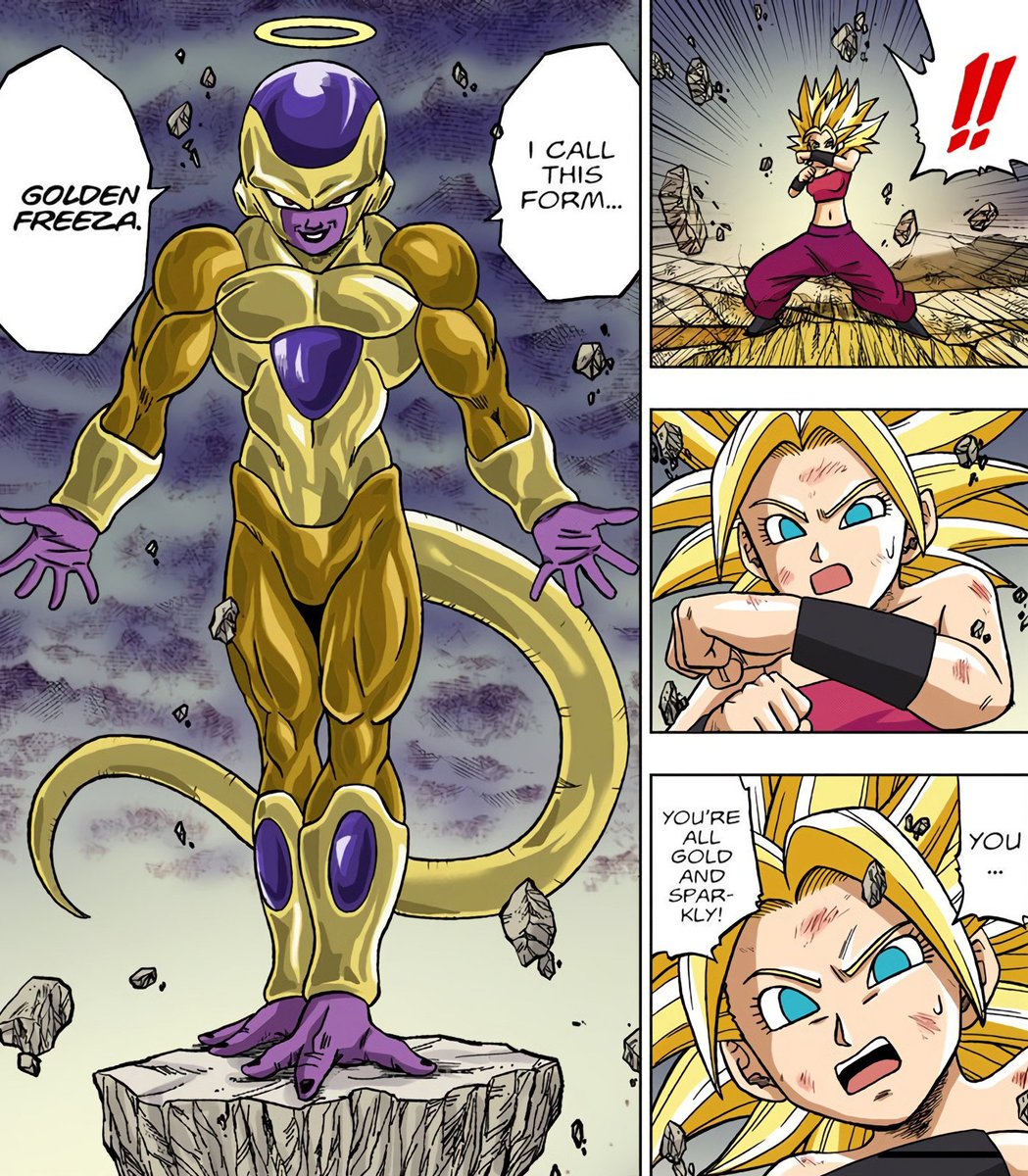 Golden Frieza Reveals His Power To S.. | Dragon Ball Manga Panels
