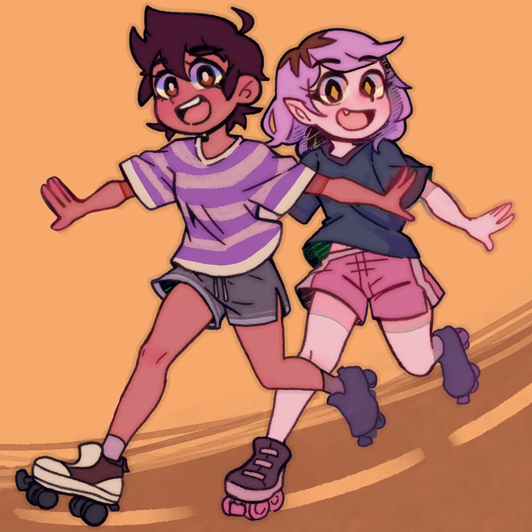 joseleonpower's tweet photo. Estas novias tuvieron una cita de patinaje tan lindas las dos
#TheOwlHouse #lumity 
@RindessG https://t.co/CJgZoBoxuM