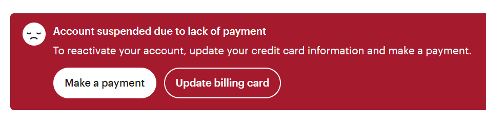 GemrockP's tweet photo. @Etsy My etsy account was permanently suspended without any reason, few days back when i logged in to my account it says that the account is suspended due to lack of payment. First of all will it be restored if I make payment, secondly can i pay if its suspended? https://t.co/y71ZoF2qWj