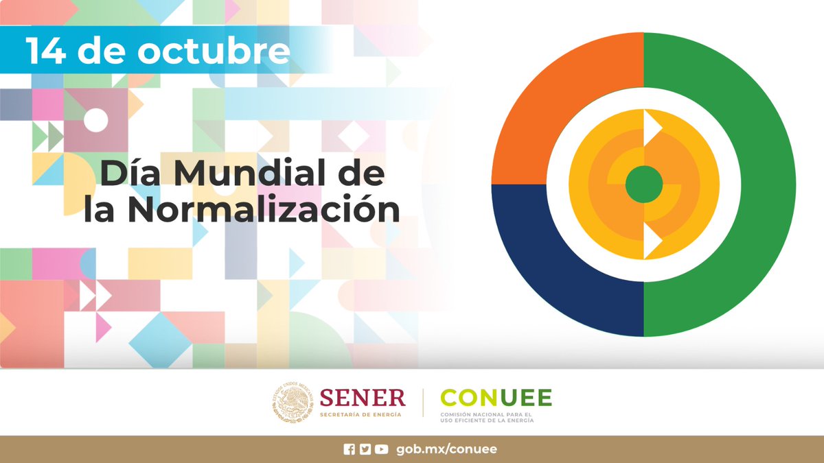 En el  #DiaMundialDeLaNormalizacion  agradecemos la colaboración de los sectores involucrados en la elaboración y vigilancia de las 33 Normas Oficiales Mexicanas en #EficienciaEnegética que hoy tenemos en el país 

#WorldStandardsDay
