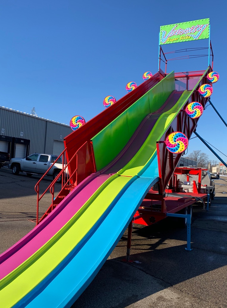 Had a dream once that you received salvation via a rucksack slide at a fair