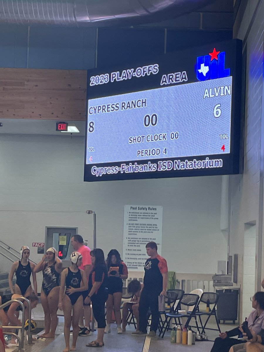 Kris Jones (@coachkrisj) on Twitter photo Mustang Girls take the win! A tough battle against a talented Alvin team but the mustangs girl overcame and move on to the Regional quarterfinals! <a href="/CFISDAthletics/">CFISDAthletics</a> <a href="/CFISDAquatics/">CFISD Aquatics</a> <a href="/CyRanchAquatics/">Cypress Ranch Aquatics</a> Mustang Girls take the win! A tough battle against a talented Alvin team but the mustangs girl overcame and move on to the Regional quarterfinals! <a href="/CFISDAthletics/">CFISDAthletics</a> <a href="/CFISDAquatics/">CFISD Aquatics</a> <a href="/CyRanchAquatics/">Cypress Ranch Aquatics</a>