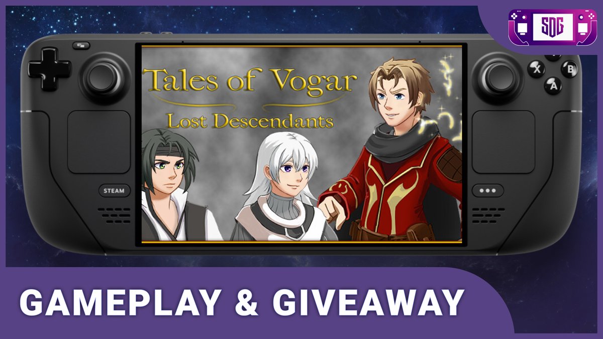 SteamDeckGaming's tweet photo. Check out our Tales of Vogar - Lost Descendants coverage on the Steam Deck for the chance to win 1 of 5 copies as well!

https://t.co/EI4aM5kkCb

#steamdeck #talesofvogar https://t.co/H2cix4KPQc