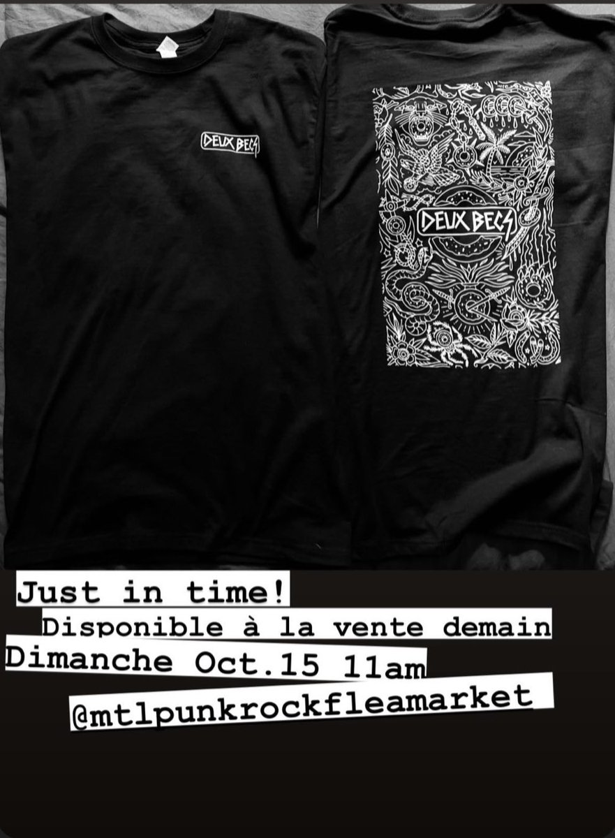 PromoLinkMTL's tweet photo. Thank you @deuxbecs for trusting us with your order. Wish you all great success tomorrows event and hope you sell them all!

@mtlpunkrockfleamarket 

#newclientapproved #trust #brandedmerch #fleamarket #thinklink #thinkpromolink #thinkpromolinkmtl https://t.co/iz1Gwk1Gw8
