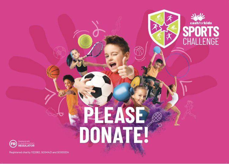 @CashForKidsTay #SportsChallenge ⚽️🏀🎾

Still time to donate and support the club as we aim to secure the additional £5000 for top fundraising group. Click the link below ⬇️ 

cashforkidsgive.co.uk/campaign/sport…

From all of us here at Dryburgh Athletic Community Club THANK YOU 🫶🏻