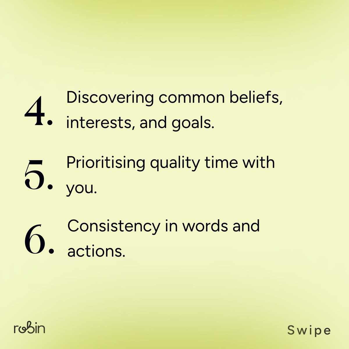 JoinRobinApp's tweet photo. People tend to focus on red flags, but let's not forget that green flags are equally important. Here, we'll explore 6 green flags that signify you're onto something truly special. https://t.co/rDqmly22Yk