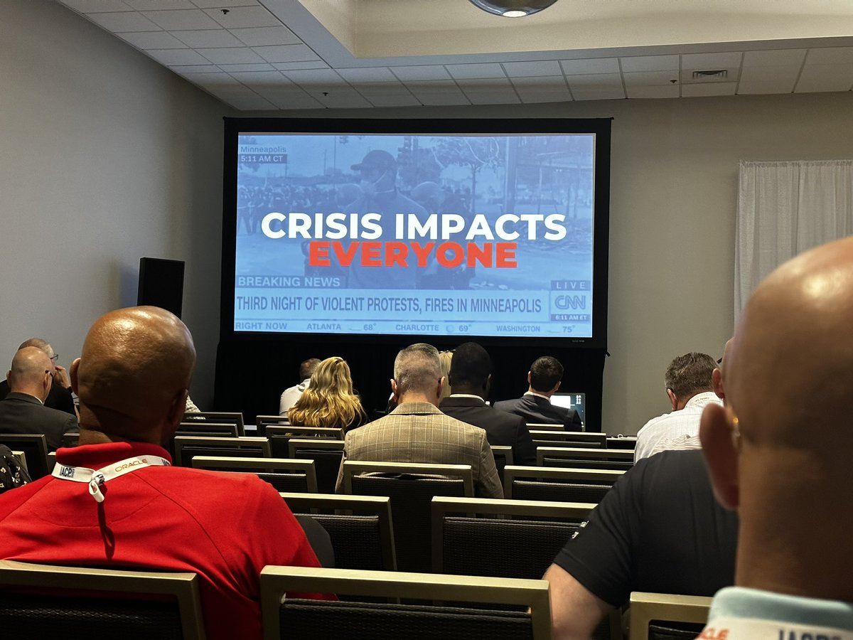 CrisSwaters's tweet photo. Crisis communication is always one of my favorite topics. 

And through the lens of policing, it is even more fascinating. 

@TheIACP #IACP2023 https://t.co/8FImKqw14B