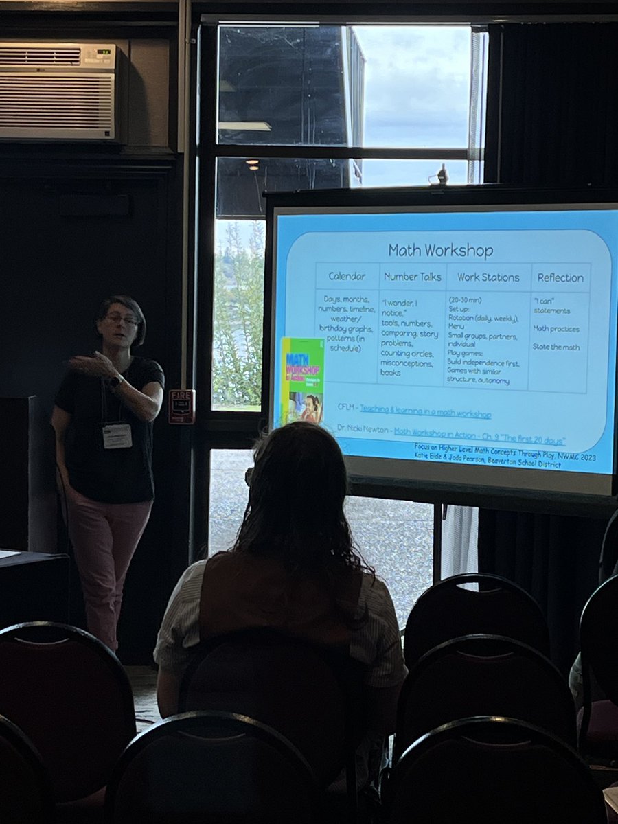 Math workshop in action while focusing on higher level math concepts! ⁦<a href="/nwmathconf/">Northwest Mathematics Conference</a>⁩ #NWMC23