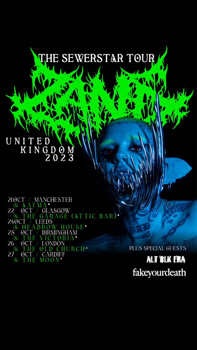hiiii @ALTBLKERA and Fake Your Death will be joining me on tour next week!!! get ur tickets now ihatezand.com