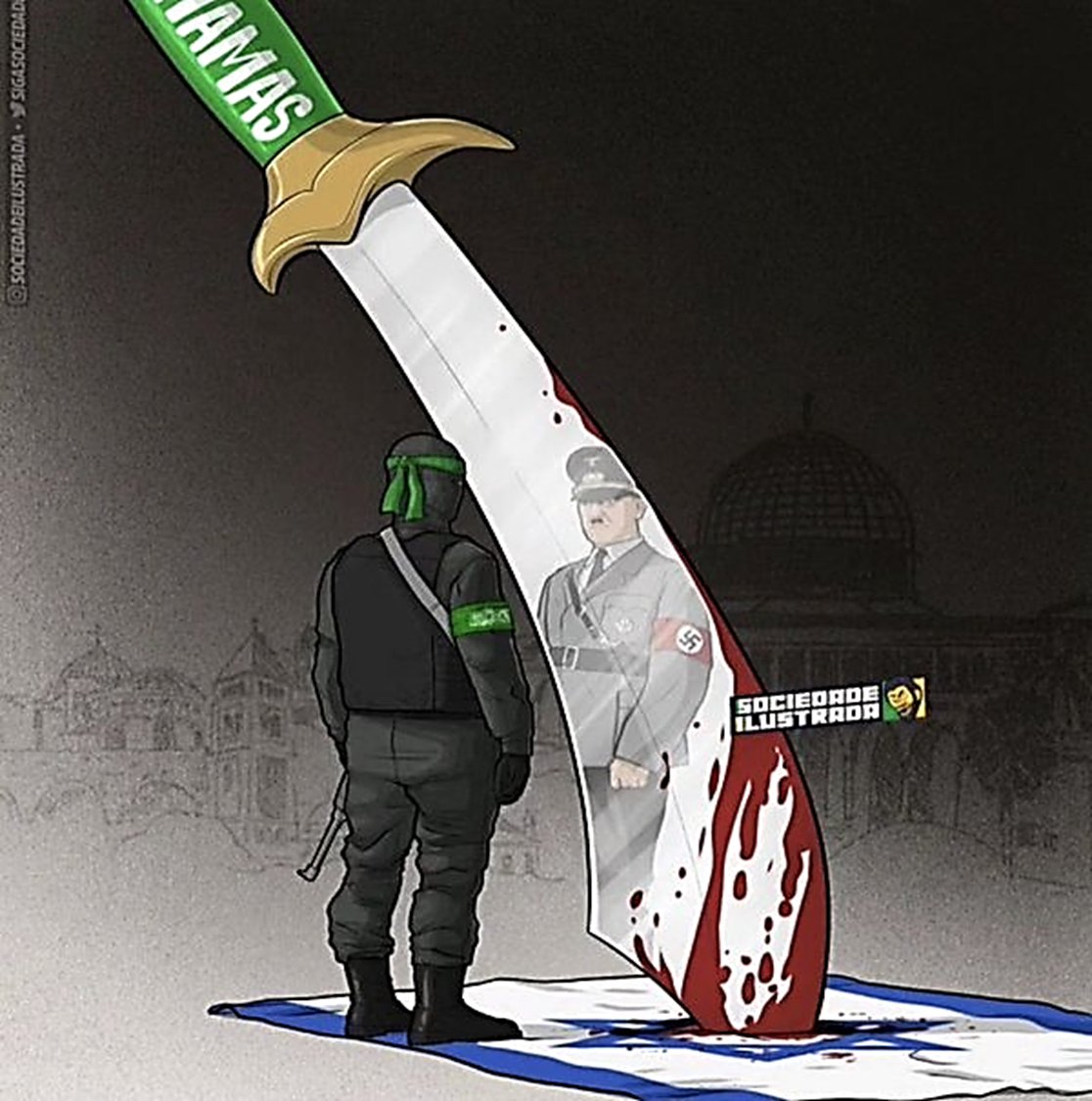 claudiodemetri3's tweet photo. .
O mundo está percebendo que o Hamas é o reflexo daquele que promoveu o holocausto. 

#HamasTerrorist https://t.co/BisaHzU1gN