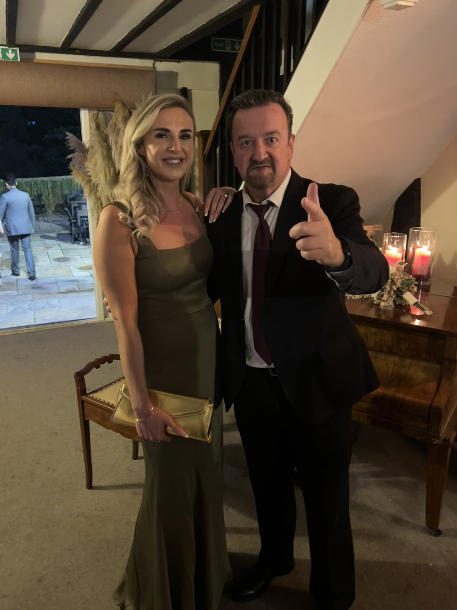 Congratulations to Harry & Rebecca. I like your little beard… #davidbrent #freelovefreeway #weddingentertainment