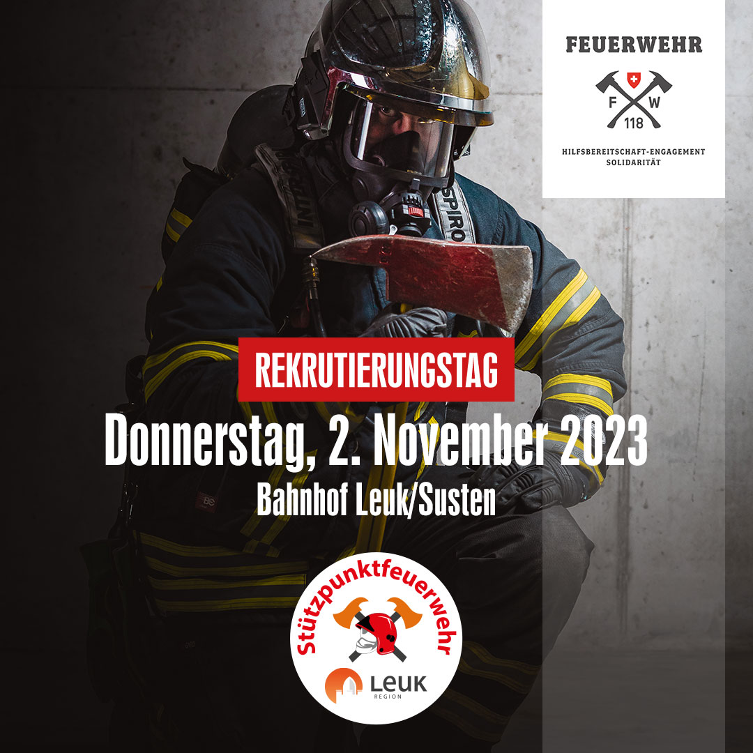 FWregionLeuk's tweet photo. Rekrutierungstag
2. November 2023 - 16h00 bis 19h00
https://t.co/DrXTdTBDeQ https://t.co/gDI9JlJqly