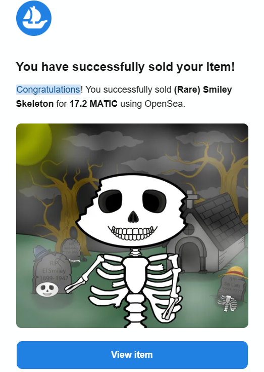NFTSmileyy's tweet photo. ๐Double SOLD!!!๐
-Thank you enormously to you 2 @cryptonian_0 and @kriptoeKiezr for your purchase of this Smiley Skeleton, you have filled my day, do not hesitate to follow them, they are 2 guys in gold really. โคโค
-Welcome again to the #SmileyFamily brothers. โค๐โ ๐ https://t.co/oqwCucSwoi