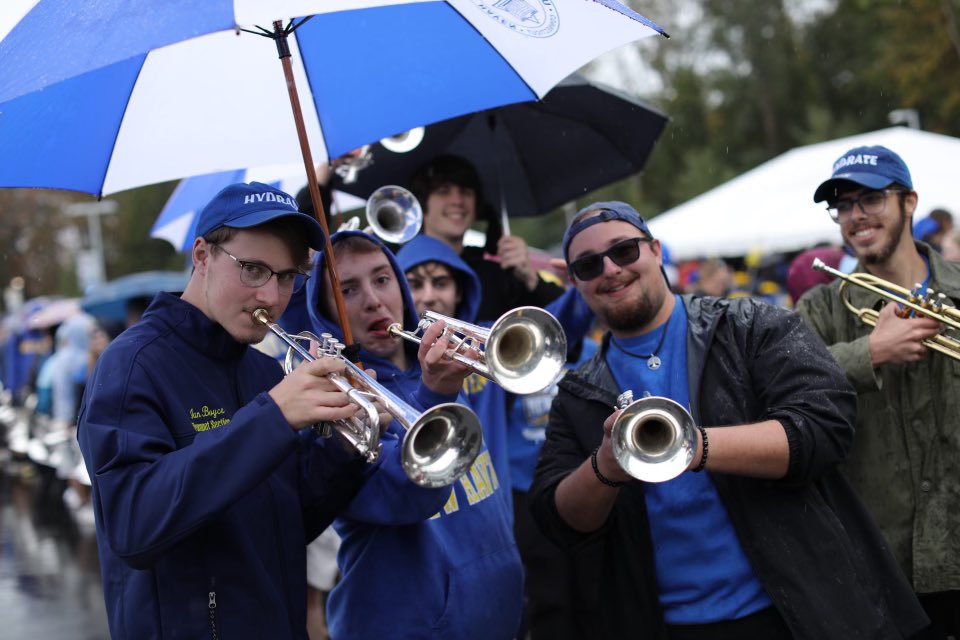 UNewHaven's tweet photo. We were charged up to welcome everyone to #UNewHaven today for Homecoming 2023: #TheBlueout! 🎉Despite the rain, it was fun to see so many members of #ChargerNation. We hope everyone had fun! #PowerOn @UNewHavenAlumni https://t.co/OGlg5Mojcf
