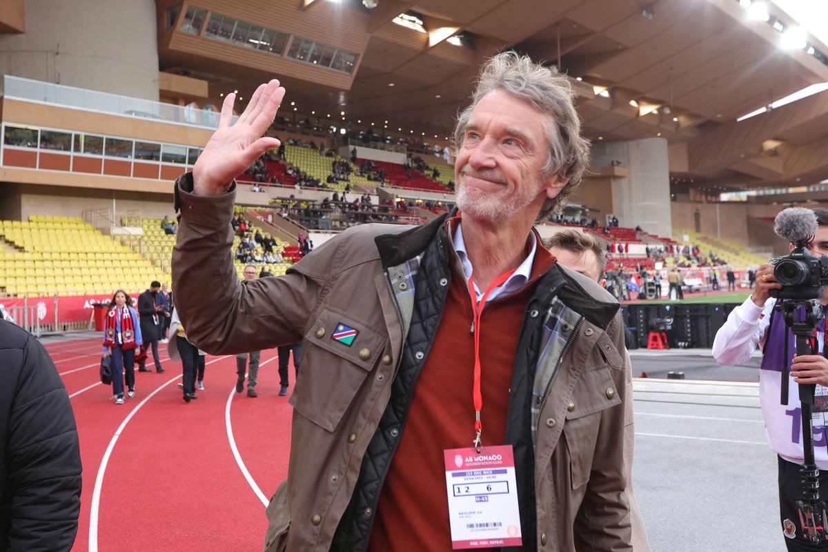 🚨 Sir Jim Ratcliffe is now ready to buy 25% of Manchester United in the next days after Sheikh Jassim left the deal.

🔴 Man Utd board will vote on 25% stake bid in the next days.

Jim Ratcliffe wants sporting control and future major ownership after initial 25%.