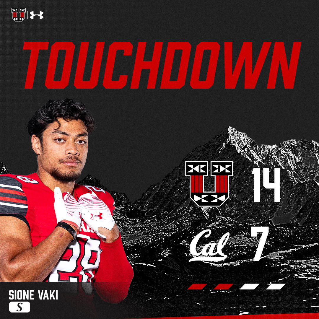 A 15 play drive is capped off by a TD run from <a href="/sione_vaki/">Sione Taufa Vaki</a>! 

#GoUtes