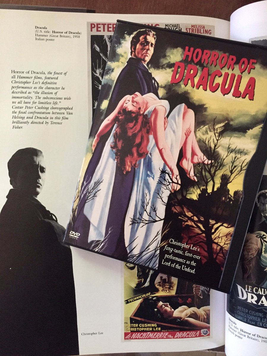 Clay_Staub's tweet photo. HAMMER Studios finest-
If you’ve never seen, The Horror of Dracula (U.S. Title, 1958) staring Christopher Lee & Peter Cushing then you’ve never truly lived mortals...
#HammerStudios https://t.co/LLYhQDZO9N