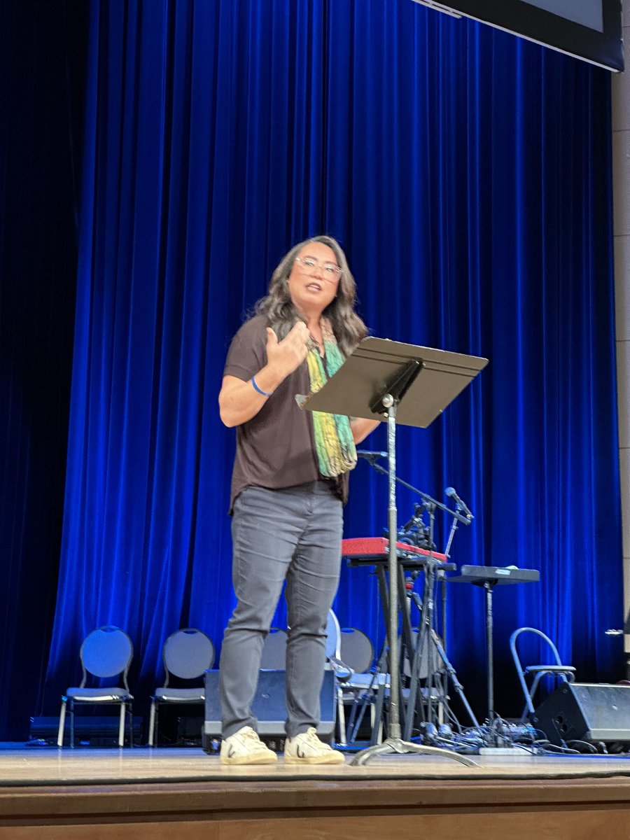 "Solidarity is not just a political term; it's theological. Solidarity as seeing God in one another, and then locking elbows with one another, standing with one another, protecting one another, building with one another." -<a href="/miheekimkort/">Mihee Kim-Kort 김미희</a> at #EvolvingFaith2023