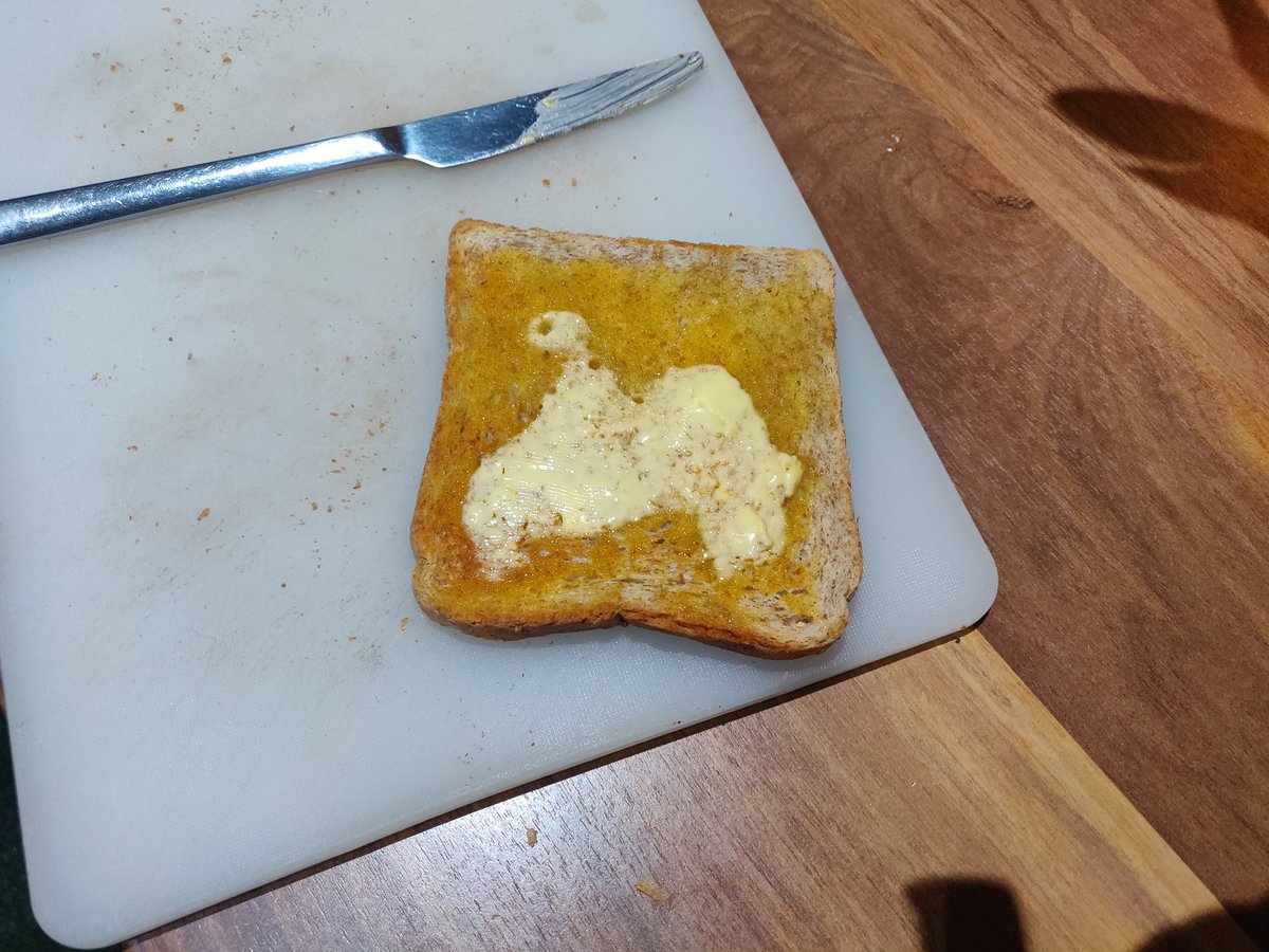 accidental Surf's Up toast