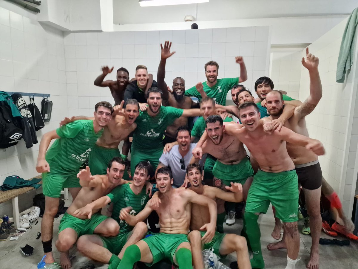 Ho hem passat ben malament, però després de 2 anys toca riure!
Avui 0 a 1 dins Son Verí.
#Esporles