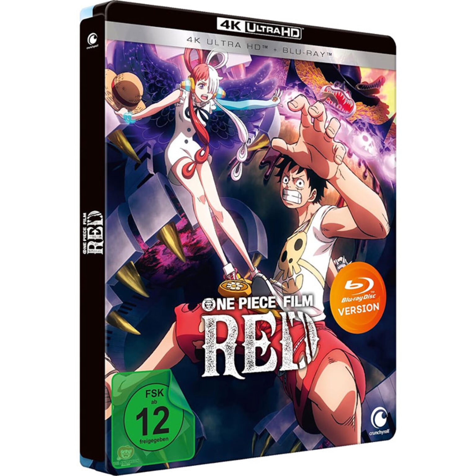 The One Piece Podcast 🧸 on X: Crunchyroll releases 'One Piece Film Red'  on Blu-ray/DVD on July 11th. Special Features include three special  episodes, along with a metallic embossed O-card. Furthermore, Season