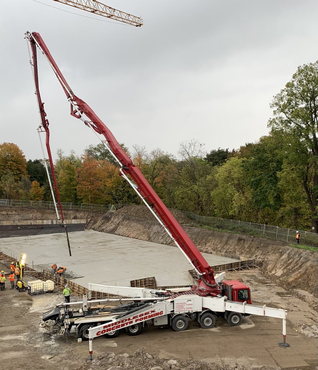 Concrete Complete! Great job All Middlesex Concrete Forming Guys.                             Shout out to Lafarge and Sierra Construction for helping making this a successful day!