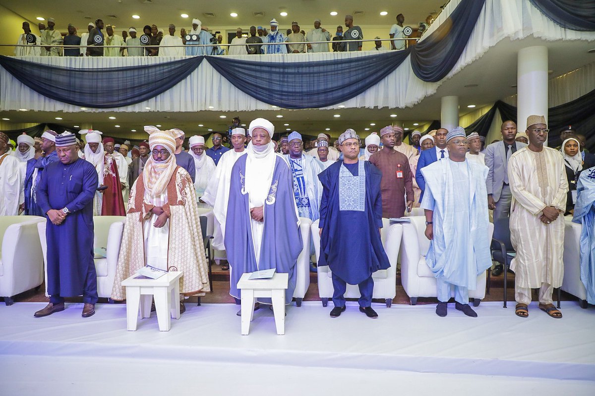 ubasanius's tweet photo. Earlier today, we officially launched the Mallam Abdulkarim Mosque Zaria City Reconstruction Appeal Fund.

The one hundred and thirty-eight  years old Mosque  was built in 1885 during the reign of Malam Abdulkarim as Emir of Zazzau. In August this year, a part of the Mosque caved in, killing some worshippers and injuring many.

Today's hugely successful Appeal Fund Launching attracted top political leaders, traditional and religious Leaders, government officials, business tycoons, eminent sons and daughters of the Zazzau Emirate, and well-wishers of the Zazzau Emirate.

My special appreciation goes to the Chief Launcher, Alhaji Abdulsamad Rabiu (Chairman, BUA Group) for donating the sum of N2billion and also mobilizing his friends to donate over N1billion to this project. I also appreciate the Chairman of the Occasion, former Vice President of Nigeria, H.E. Arc. Namadi Sambo GCON for being instrumental in leading the entire project committee, and the Sultan of Sokoto, His Eminence, Muhammad Sa’ad Abubakar, CFR, Mni, for his contribution and leadership.

I also extend my appreciation to the following personalities for their distinguished presence at the Appeal Fund Launching and their generous donations: former Governor of Kaduna State, H.E. Mal. Nasir Ahmad El-Rufai, the Emir of Zazzau, His Highness Amb. Ahmed Nuhu Bamalli, the former Governor of Kaduna State, H.E. Ramalan Yero, former Governor of Niger State, H.E. Babangida Aliyu, Alh. Dahiru Mangal (Chairman, Mangal Group), Hon. Minister of Housing and Urban Development, Arc. Ahmed Dangiwa, the Etsu Nupe, His Royal Highness Admiral A.Z Gambo (Rtd), DG NIMASA, Mal. Bashir Jamoh, other sons and daughters of Zazzau Emirate and well-wishers from across the world.