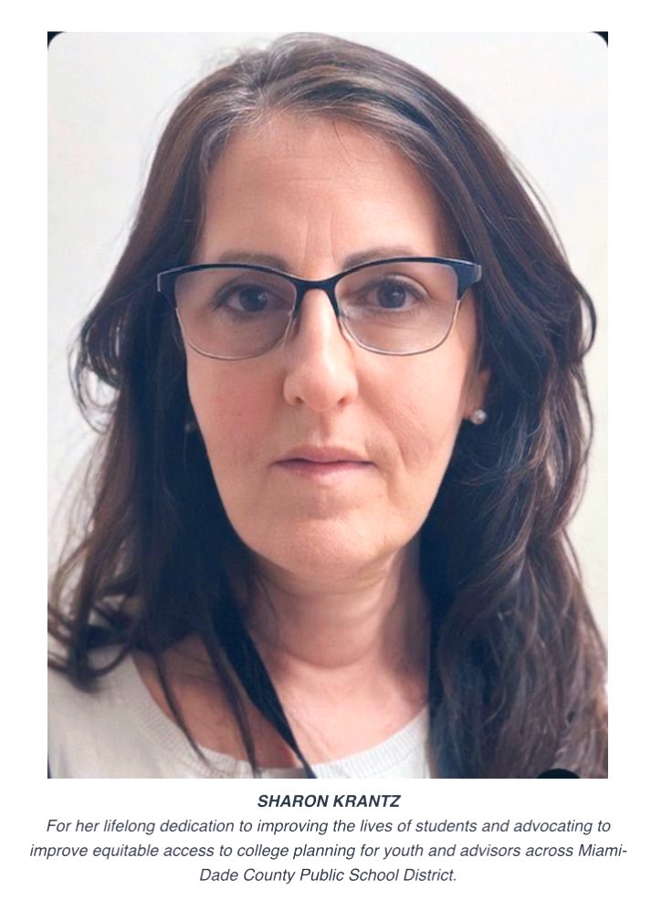 StdtSvcsMDCPS's tweet photo. Congratulations to our very own @SKrantz21 on receiving one of the 2023 College Access Champion Awards from @NyahProject for her dedication and leadership of the @MDCPS College Access Program! @SuptDotres @LDIAZ_CAO @AlayonSally Click the link to see more https://t.co/G3GUXYaTQG https://t.co/rXQBi25ViO