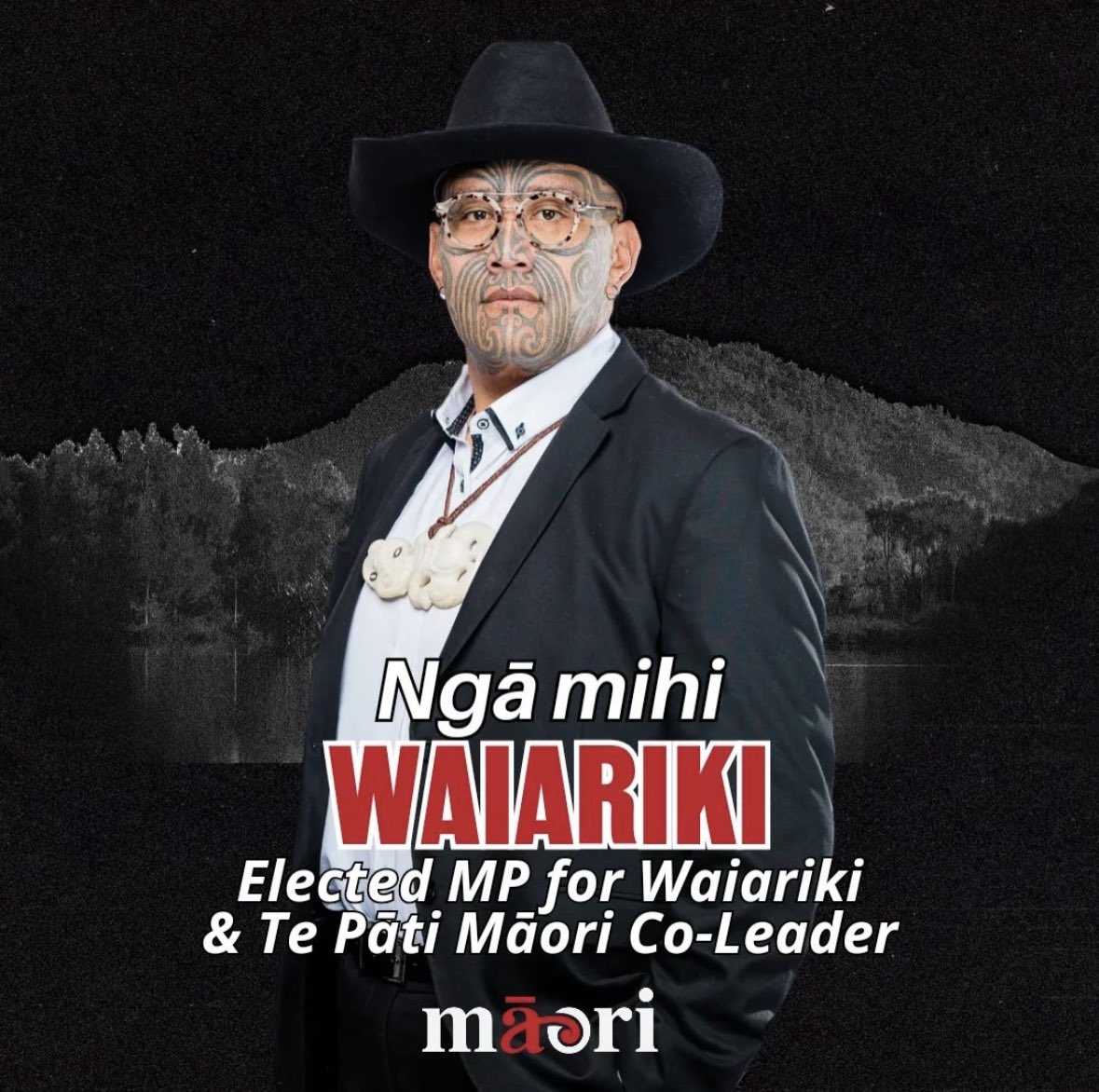 An honour and privilege to receive another mandate from our beautiful rohe.

Ngā mihi ❤️🤍🖤