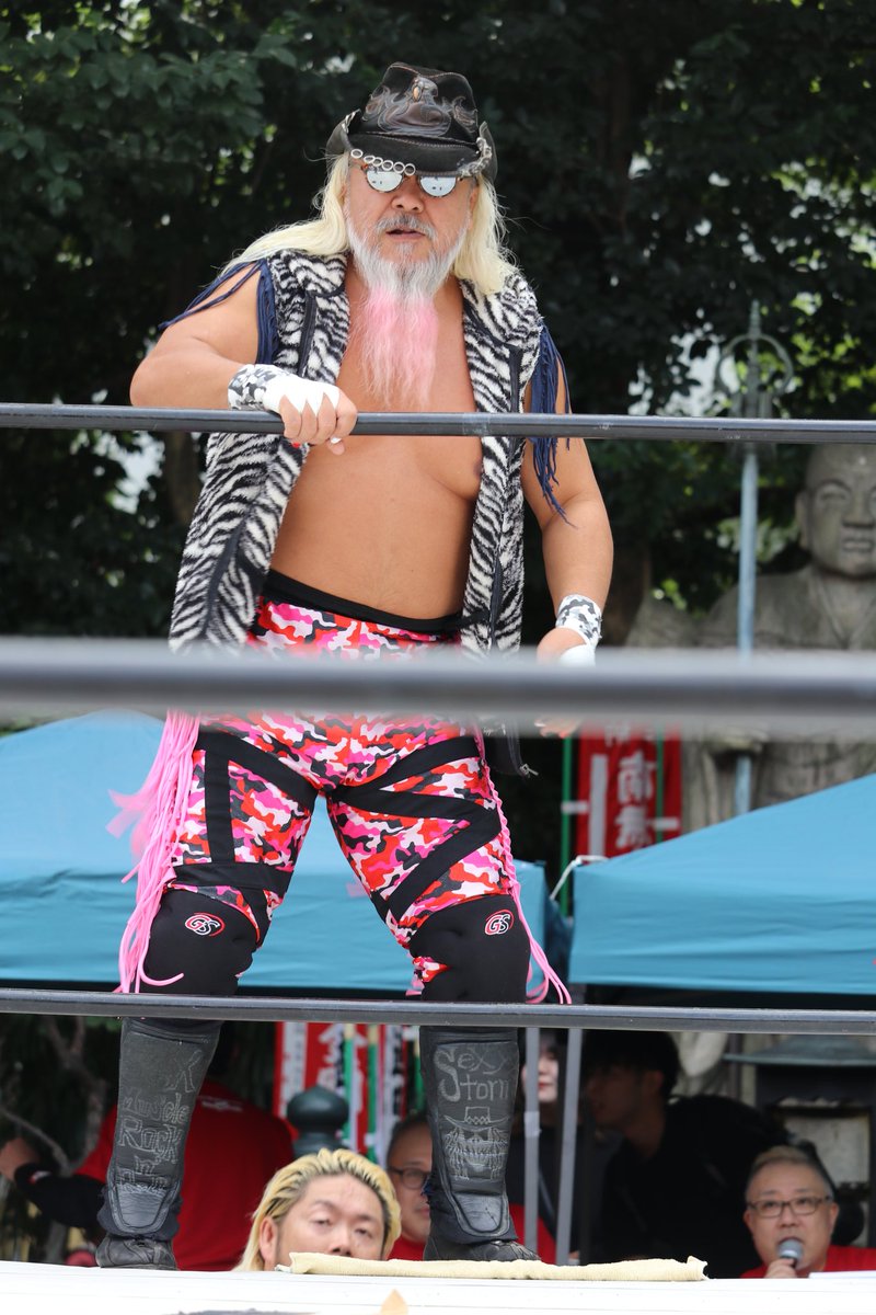 fumiaki2016's tweet photo. 10月14日のリッキー・フジ選手。大須プロレスにて撮影。Ricky Fuji, at Osu Puroresu, on October 14. #2AW #リッキー・フジ 選手 #RickyFuji #FMW #大須プロレス https://t.co/6Gu0sbfjmD