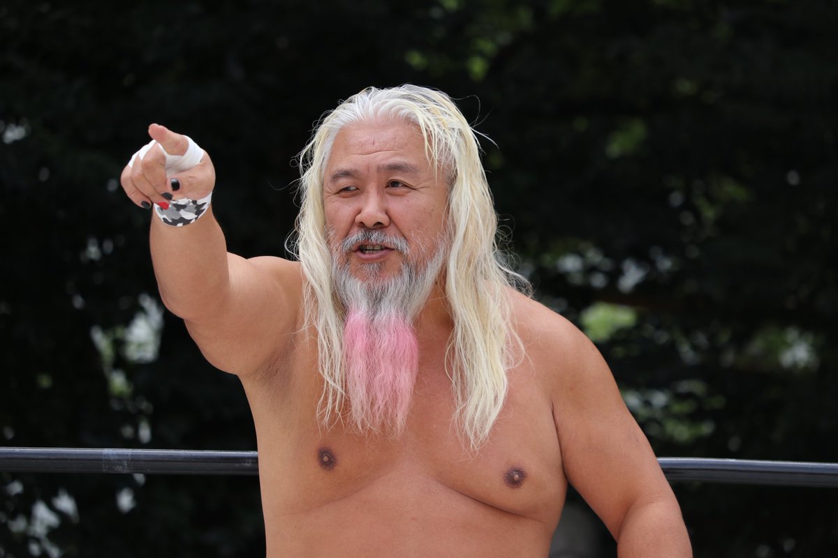 fumiaki2016's tweet photo. 10月14日のリッキー・フジ選手。大須プロレスにて撮影。Ricky Fuji, at Osu Puroresu, on October 14. #2AW #リッキー・フジ 選手 #RickyFuji #FMW #大須プロレス https://t.co/6Gu0sbfjmD