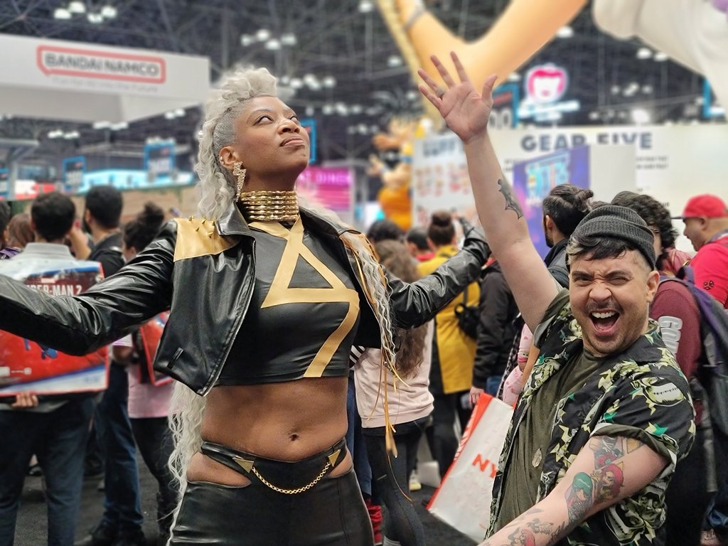 ⚡️⚡️MY QUEEEEN! ⚡️⚡️
COSPLAYER: Ashika J. IG/chic_sheek01

Come find me interviewing people! Let's nerd out at <a href="/NY_Comic_Con/">New York Comic Con</a> 

#NYCC #NewYorkComicon #Xmen #Storm #Cosplay