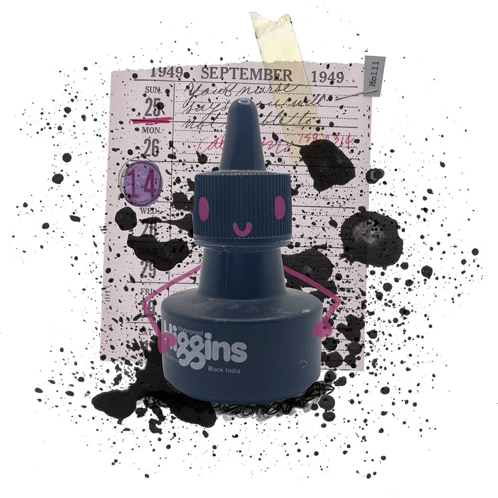 HOLLiCONGER's tweet image. “Higgi" Day 14

#inktober #inktoberchallenge #collage #illustration