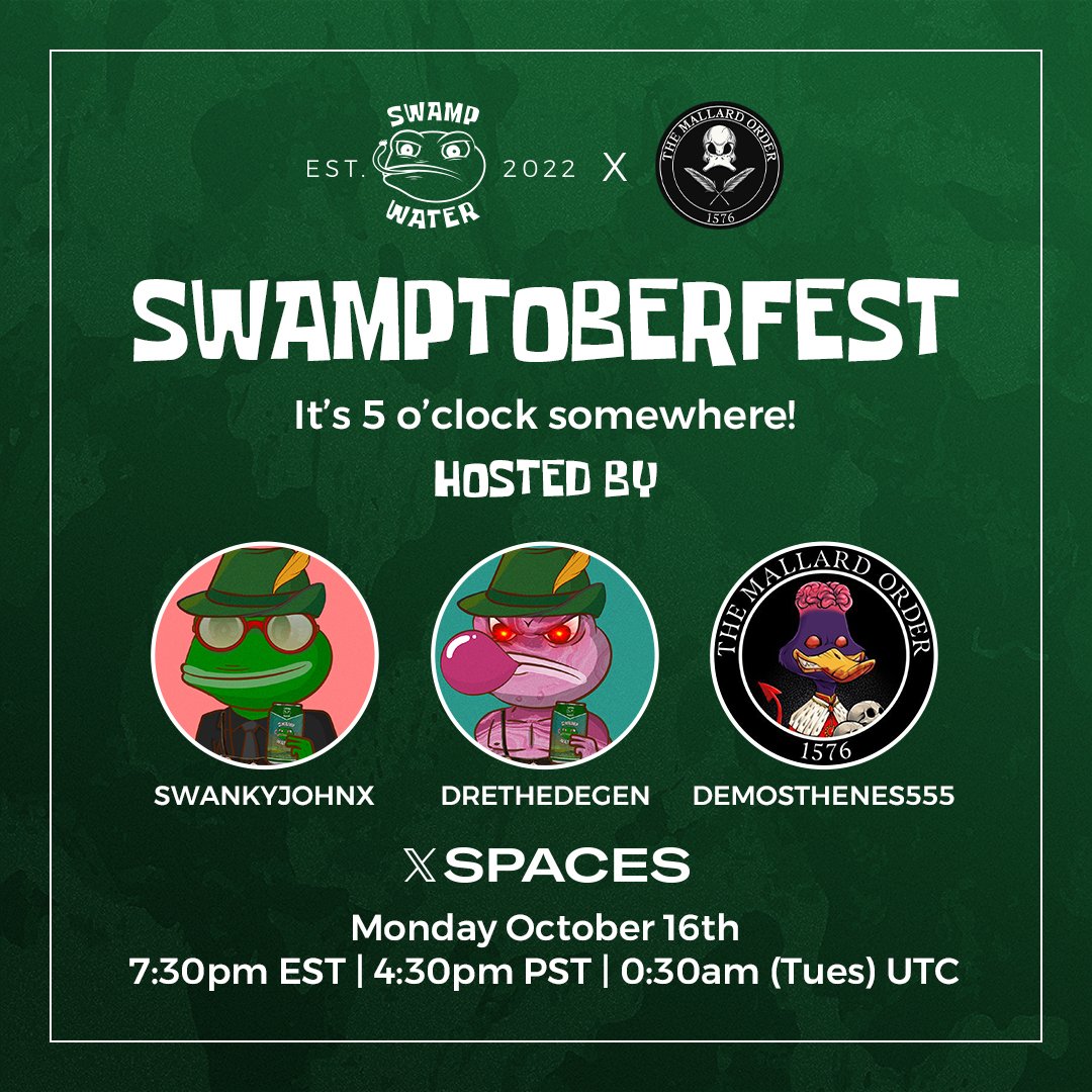 Swamp Water tweet media