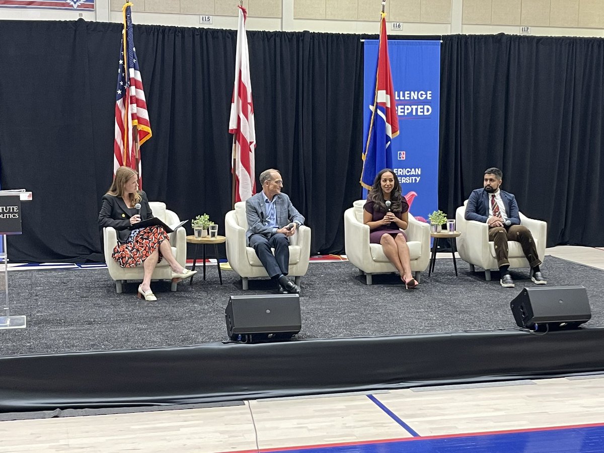 “Polarization is the biggest threat facing younger generations. There is no way to get durable policy solutions if you’re not able to build the coalitions to enact them.” - <a href="/layla_says/">Layla Zaidane</a> 

We’re thrilled to join <a href="/AUSineInstitute/">AU Sine Institute</a> for their 5th anniversary celebration with <a href="/KBeds/">Kate Bedingfield</a>,