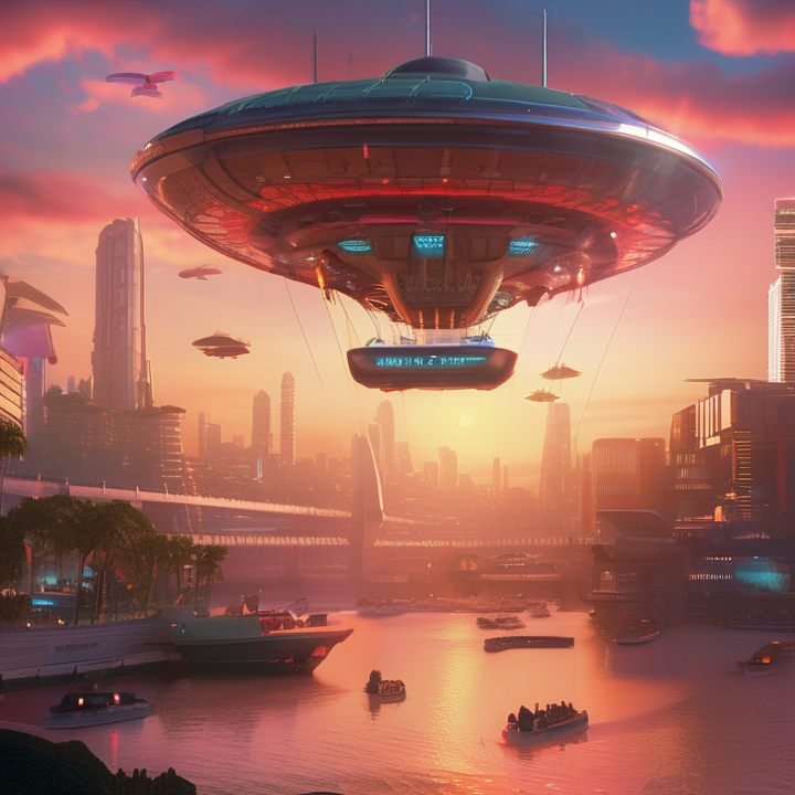 TMRWradio's tweet photo. "Dams" of living corals arose, salvaging sea lives and cities. Thousands soared aboard airships fuelled by people's laughter - the once elusive renewable energy. The world danced, unified under a sky embroidered with harnessing comets, declaring climate crisis a history lesson. https://t.co/klT9iE9MPZ