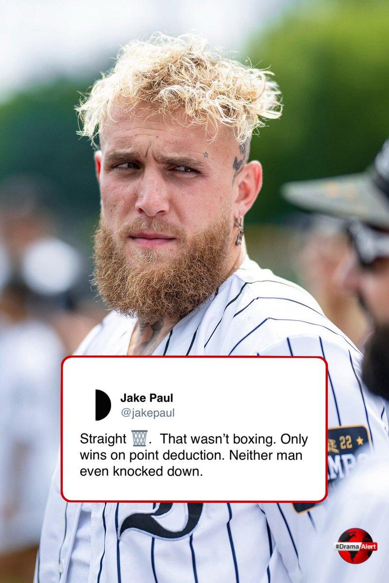 DramaAlert's tweet photo. Did Jake Paul admit KSI should have won?? 😭😭 https://t.co/gc0oD1XmDJ