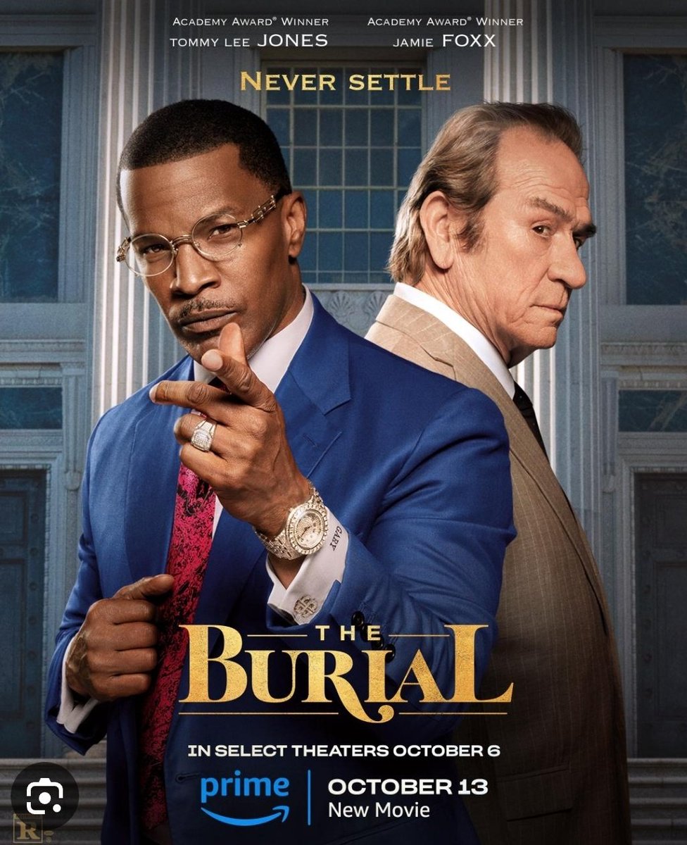 I want to take the time to say this with all my  heart and soul  to the entire  cast of the movie #TheBurial  on @PrimeVideo  @iamjamiefoxx @jurneesmollett @AlanRuck  the amazing talented the one and only #tommyleejones  this movie was touching as well as phenomenal  a must see.