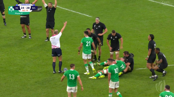 SaffasRugby's tweet photo. That was the best match of #RWC2023

HAD IT ALL.

Tactical. Technical and TASTEFUL 🥵

MAN I LOVE RUGBY 

#RWC2023 | #IREvNZL https://t.co/BAbL5FhHkP