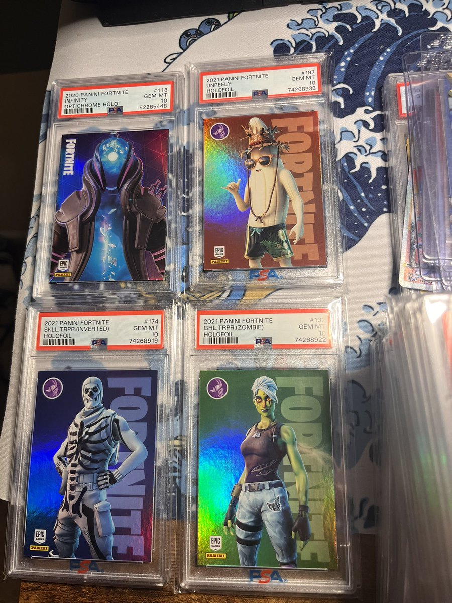 $4 BMWT #LSC

Infinity - $50 
Unpeely - $150 
Skull trooper - $80
Ghoul trooper - $75