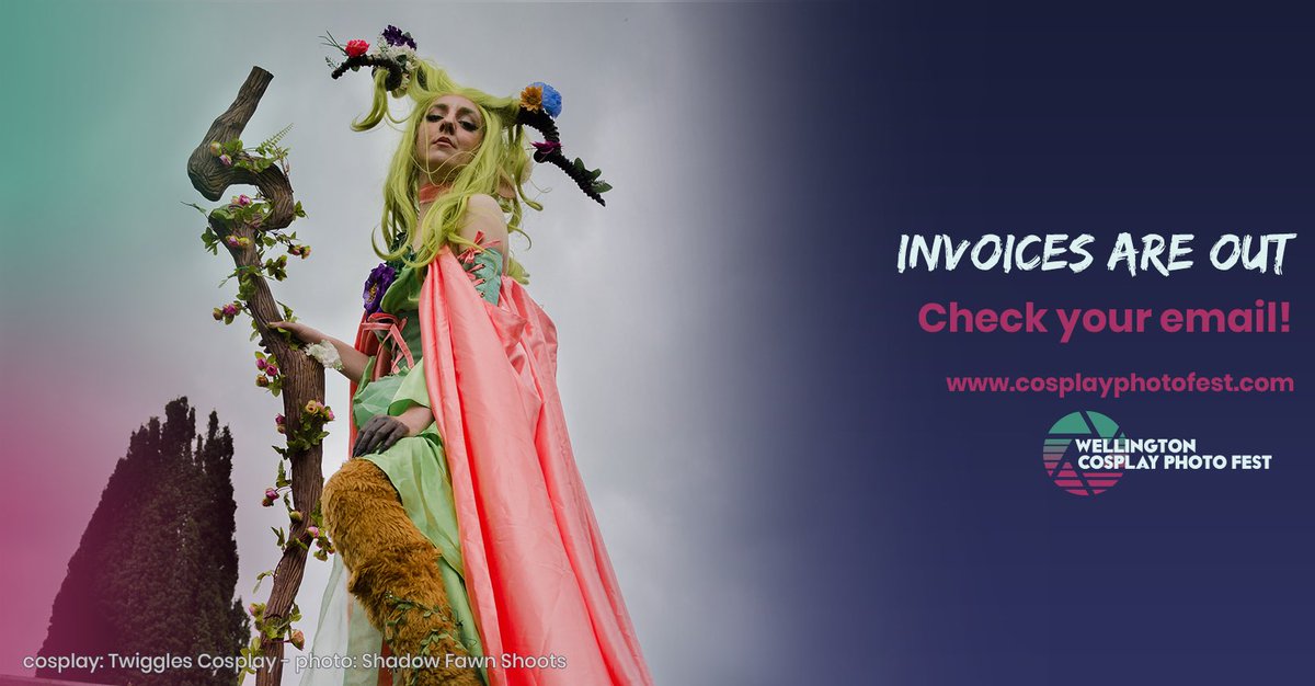 Invoices have been sent out to all accepted participants for our 2024 WCPF event, please check your email! 
.
👤 <a href="/TwigglesCosplay/">Dommy Mommy Tiamat🐲</a> 
📸 @shadowfawnshoot