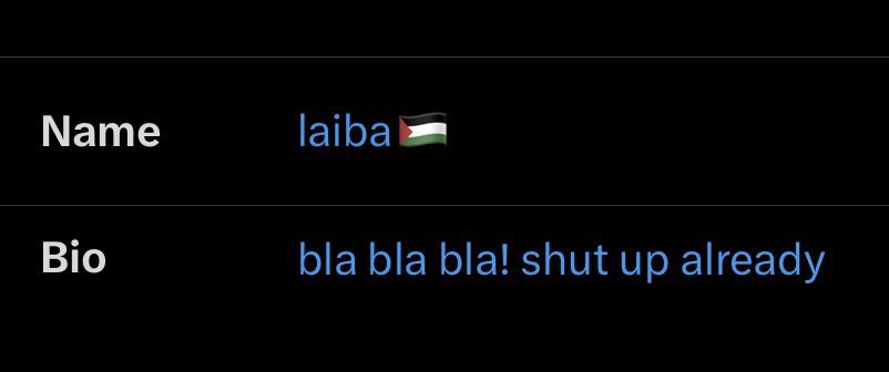 OMGSOOLAME's tweet photo. So apparently, adding 🇵🇸 to my bio made twitter doubt the authenticity of this account. Funny and sad. https://t.co/56bZKuK1fv