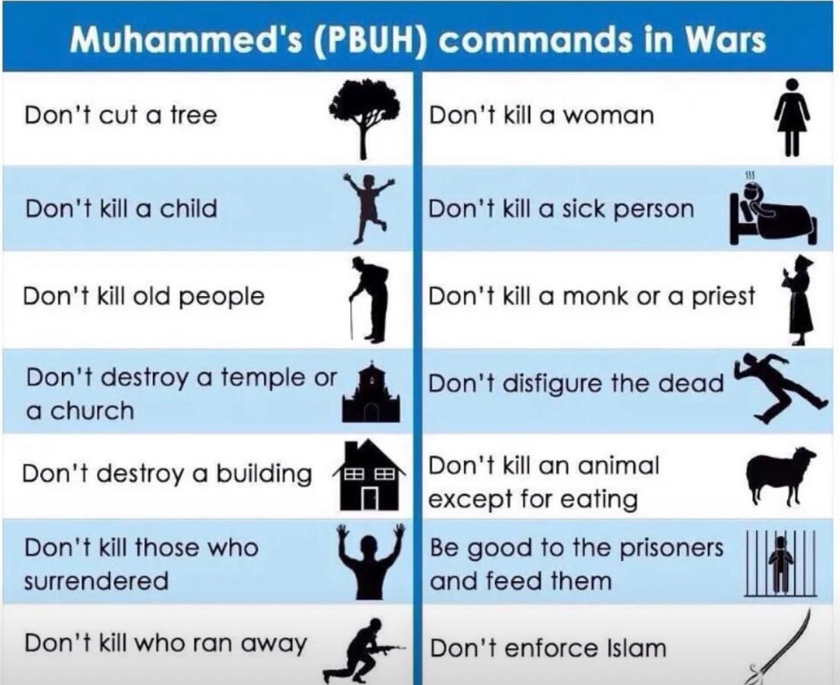 anilaali's tweet photo. Our Prophet of Islam pbuh taught us these beautiful ethics-
#Hamas is destroying the name of our Holy Prophet pbuh & desecrating the name of Allah.
#Notinour.name
#NotinAllahsname
#Hamas #Gaza #standwithAmerica https://t.co/r8en2PQO9r