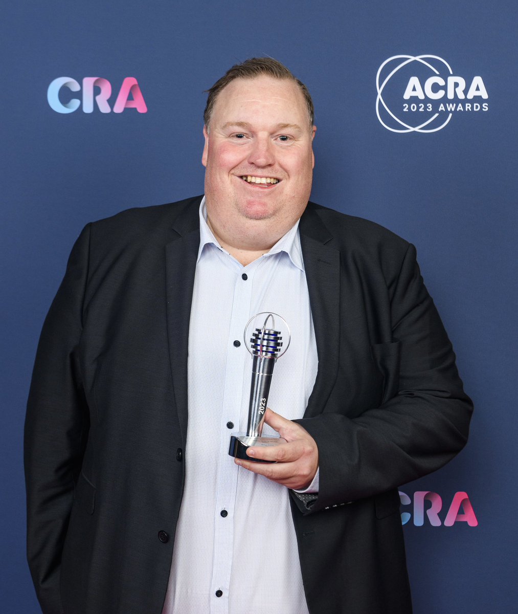 itsmoffee's tweet photo. Congrats to Laurel Edwards and Steve ‘Pricey’ Price inducted into the Hall of Fame at the #ACRAS. Also, it was a privilege to be awarded the inaugural “Individual Talent of the Year”. The team I get to work with everyday are incredible and keep me going, so thank you. @ComRadioAU https://t.co/VaalR6rNak