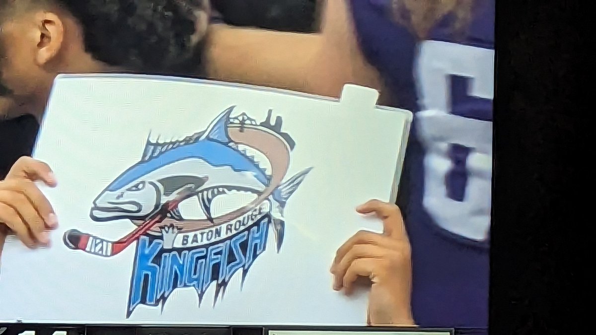 UW Huskies using an old ECHL logo when signaling in an offensive play.