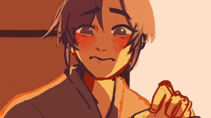 oc be blushing