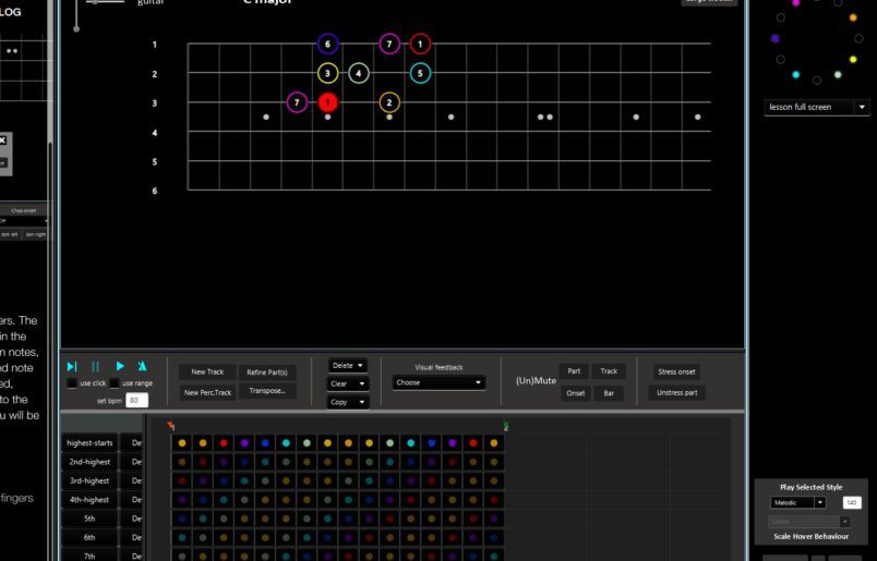 emusomusic's tweet photo. GUITARIST:  Fretting timing accuracy? 
This exercise shows up weaknesses in timing in different fingers. The same scale fragment is played as 1/16th notes, with 16 notes in the bar. 
https://t.co/U1xgyUfi2c 
#guitarplayer  #guitarist  #emuso https://t.co/OZILVeDZFy