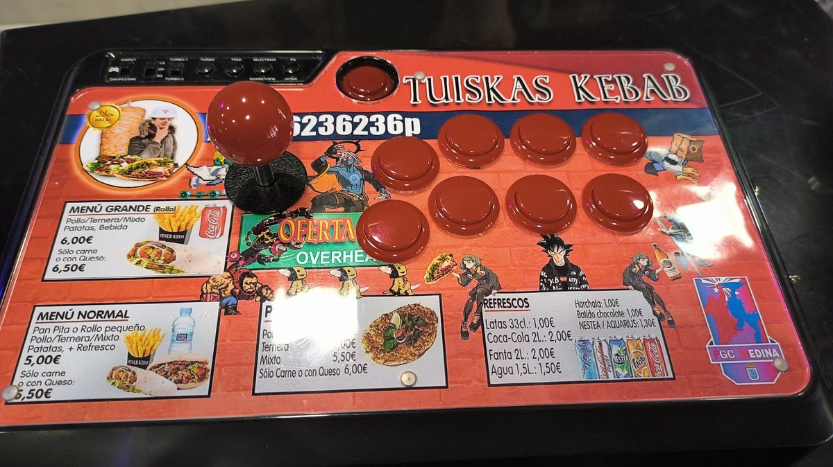Ribura__'s tweet image. Buen torneillo de sf6 en puselita y he conocido gente maja, también he visto el peak absoluto de los arcade stick: