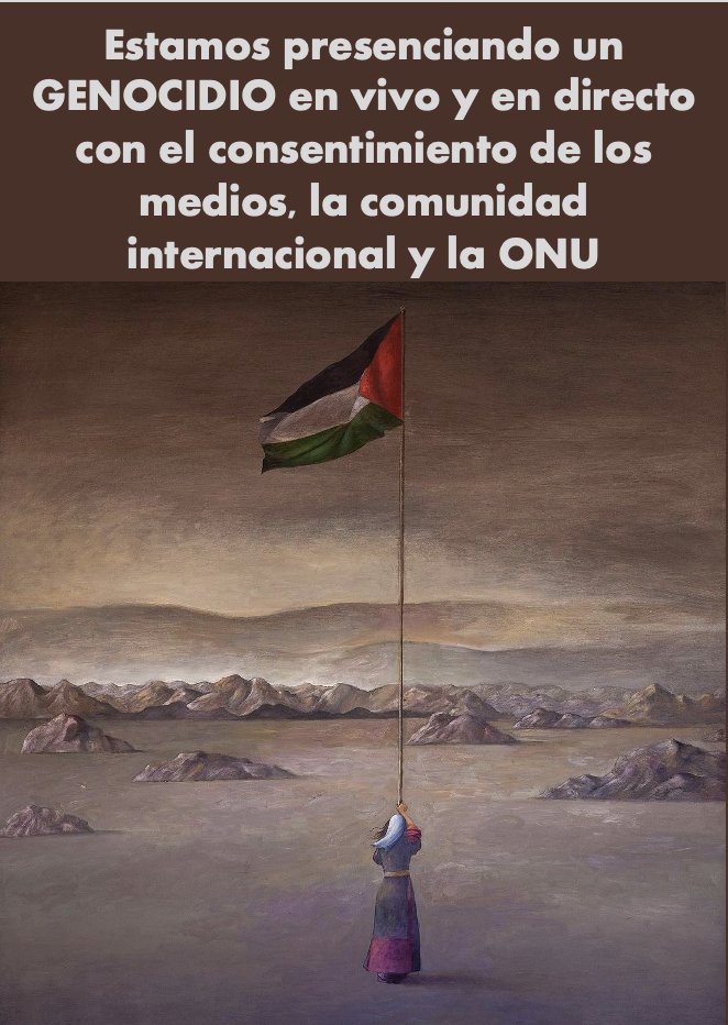 AdriLunaLunera's tweet photo. Estamos presenciando un GENOCIDIO en vivo y en directo con el consentimiento de los medios, la comunidad internacional y la ONU
#SOSPalestina
#PalestineUnderAttack
#FreePalastine https://t.co/wOZK07MZH0