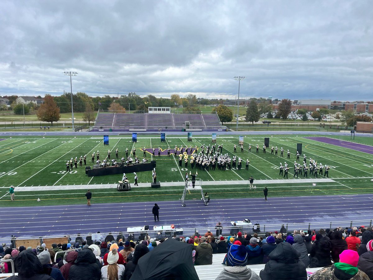 It may be a cloudy, cool day, but Light Prevailed at Waukee today at the <a href="/IowaHSMA/">Iowa HS Music Assoc</a> state marching festival! Congrats Rams on your ‘Division I’ Superior rating today! #LightPrevails #IHSMAMB